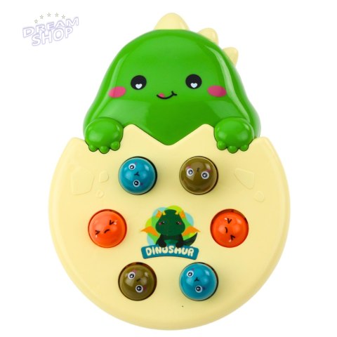 Gra Zrecznościowa Mini Whack A Mole Dinozaur W Jajku Zielony Gra Zrecznościowa Mini Whack A Mole Dinozaur W Jajku Zielony