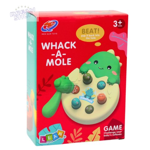 Gra Zrecznościowa Mini Whack A Mole Dinozaur W Jajku Zielony Gra Zrecznościowa Mini Whack A Mole Dinozaur W Jajku Zielony