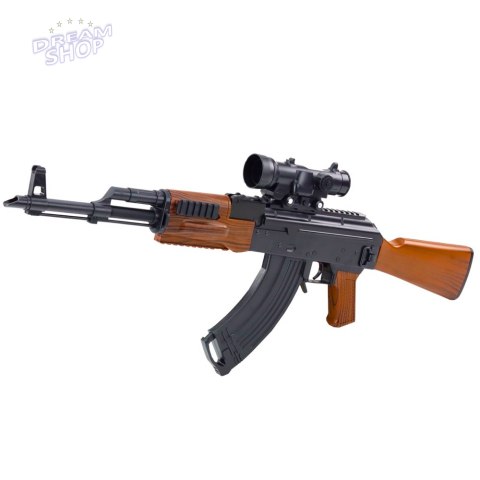 Karabin AK Na Kulki Wodne Hydrożelowe Celownik Akcesoria Okulary 96cm Karabin AK Na Kulki Wodne Hydrożelowe Celownik Akcesoria Okulary 96cm