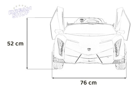 Pojazd Lamborghini Veneno Czarny Pojazd Lamborghini Veneno Czarny