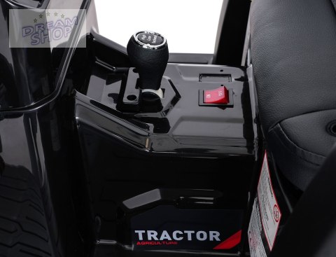 Pojazd MEGA Traktor D68 Z Przyczepką Żółty Pojazd MEGA Traktor D68 Z Przyczepką Żółty
