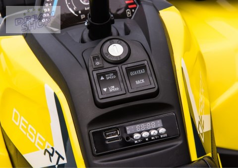 Quad na Akumulator XMX607 Żółty Quad na Akumulator XMX607 Żółty