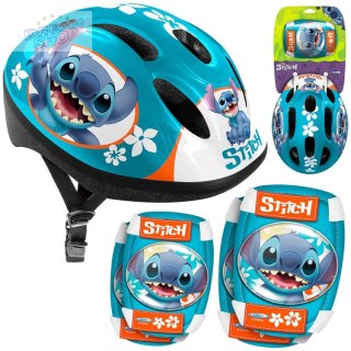Regulowany zestaw ochronny S Kask + ochraniacze Disney STITCH SP0841