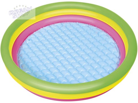 Bestway tęczowy basen dmuchany brodzik basenik 102cm miękkie dno 51104 Bestway tęczowy basen dmuchany brodzik basenik 102cm miękkie dno 51104