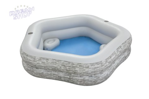 Dmuchany Basen Ogrodowy 213x 206x 53 cm Bestway 54423 Dmuchany Basen Ogrodowy 213x 206x 53 cm Bestway 54423