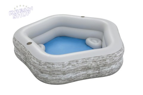 Dmuchany Basen Ogrodowy 213x 206x 53 cm Bestway 54423 Dmuchany Basen Ogrodowy 213x 206x 53 cm Bestway 54423
