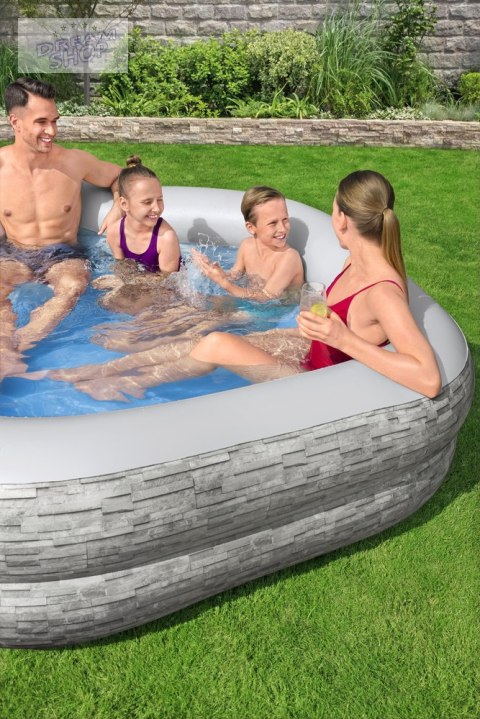 Dmuchany Basen Ogrodowy 213x 206x 53 cm Bestway 54423 Dmuchany Basen Ogrodowy 213x 206x 53 cm Bestway 54423