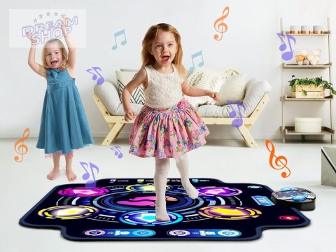 Duża muzyczna Mata Taneczna dla dzieci + bluetooth IN0180