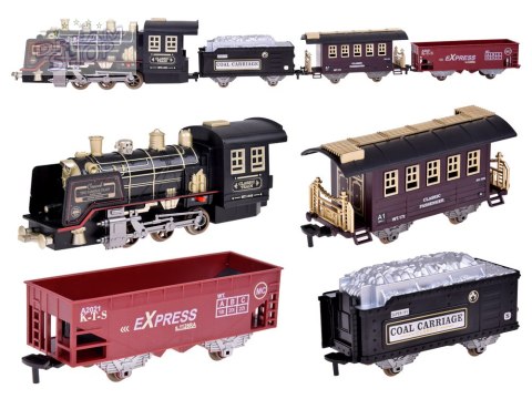 Duży Retro POCIĄG Lokomotywa Kolejka na pilota Światło Para Dźwięk RC0700 Duży Retro POCIĄG Lokomotywa Kolejka na pilota Światło Para Dźwięk RC0700
