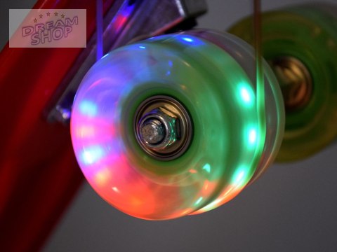 Fiszka LED Deskorolka ze Świecącymi Kółkami do jazdy w Skateparku SP0825