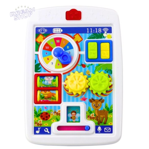 Interaktywny Tablet Edukacyjny Dla Malucha Światła Dźwięki Interaktywny Tablet Edukacyjny Dla Malucha Światła Dźwięki