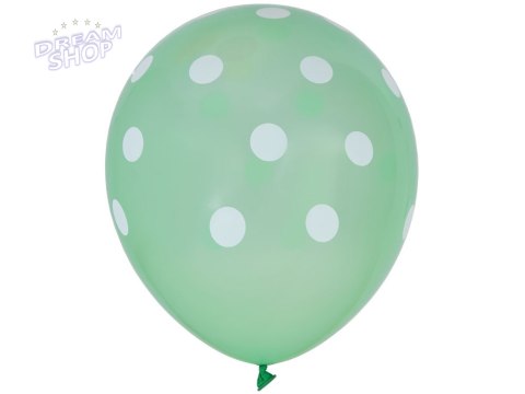 Kolorowe Balony w białe kropki zestaw 100 sztuk ZA5568 Kolorowe Balony w białe kropki zestaw 100 sztuk ZA5568