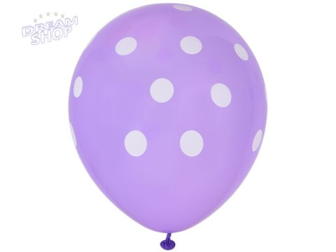 Kolorowe Balony w białe kropki zestaw 100 sztuk ZA5568 Kolorowe Balony w białe kropki zestaw 100 sztuk ZA5568
