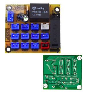Płytka Elektroniczna Rozdzielacz Świateł do Pojazdów na Akumulator SX
