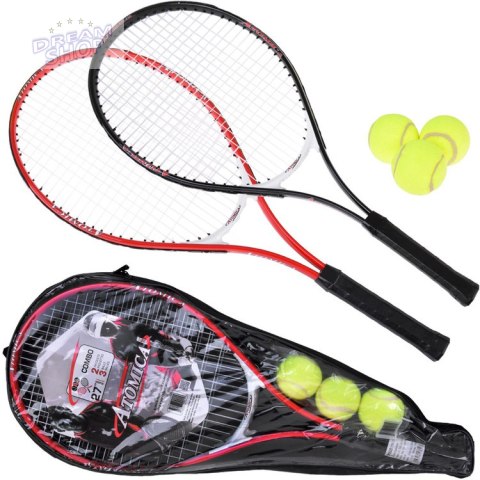 Rakiety Tenisowe Sportowy zestaw 2 x Rakieta 3 x Piłki Pokrowiec SP0820 Rakiety Tenisowe Sportowy zestaw 2 x Rakieta 3 x Piłki Pokrowiec SP0820