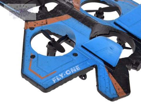 Zdalnie sterowany dron Quadcopter - pojazd latający + kolorowe diody RC0701 Zdalnie sterowany dron Quadcopter - pojazd latający + kolorowe diody RC0701