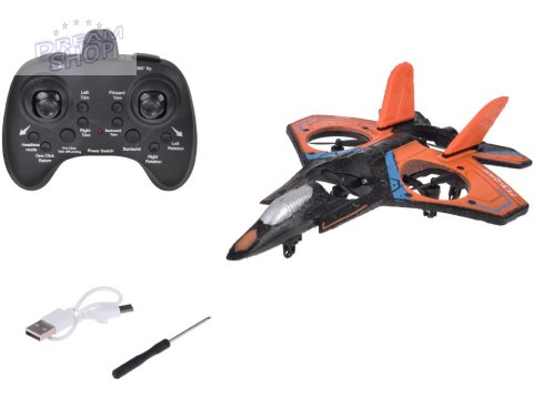 Zdalnie sterowany dron Quadcopter - pojazd latający + kolorowe diody RC0701 Zdalnie sterowany dron Quadcopter - pojazd latający + kolorowe diody RC0701