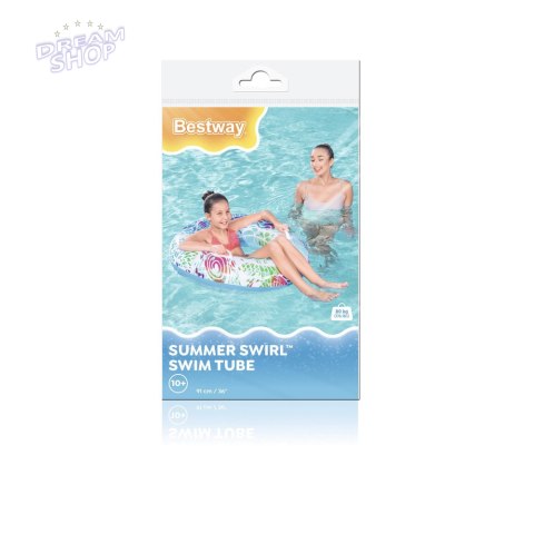 Dmuchane Koło Do Pływania 91 cm Bestway 36084 Dmuchane Koło Do Pływania 91 cm Bestway 36084