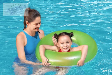 Dmuchane Koło Do Pływania Zielone 76 cm Bestway 36024 Dmuchane Koło Do Pływania Zielone 76 cm Bestway 36024