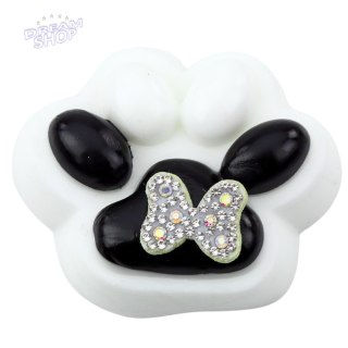 Gniotek Kocia Łapka Antystresowa Sensoryczna Squishy Motyl Biało-Czarna
