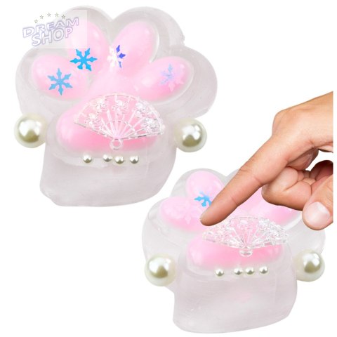 Gniotek Kocia Łapka Antystresowa Sensoryczna Squishy Ozdoby Przeźroczysta Gniotek Kocia Łapka Antystresowa Sensoryczna Squishy Ozdoby Przeźroczysta