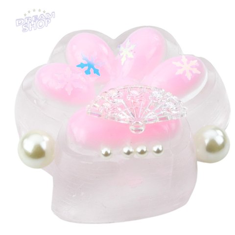 Gniotek Kocia Łapka Antystresowa Sensoryczna Squishy Ozdoby Przeźroczysta Gniotek Kocia Łapka Antystresowa Sensoryczna Squishy Ozdoby Przeźroczysta
