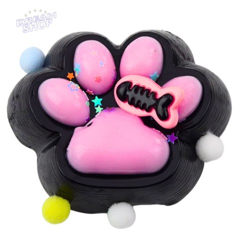 Gniotek Kocia Łapka Antystresowa Sensoryczna Squishy Rybka Czarno-Różowa Gniotek Kocia Łapka Antystresowa Sensoryczna Squishy Rybka Czarno-Różowa