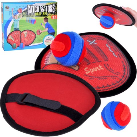 Gra sportowa Catchball zestaw 2 x Tarcza + 2 piłki Idealna zabawa SP0829