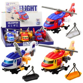 Helikopter Ratunkowy Nosze Hak Wciągarka Napęd Światła Dźwięki Mix