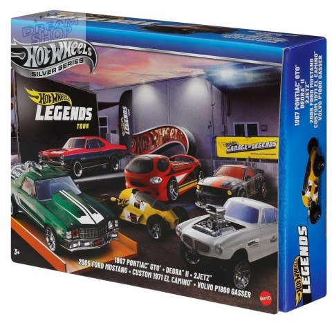 Hot Wheels Legends Samochody 1:64 6-pak