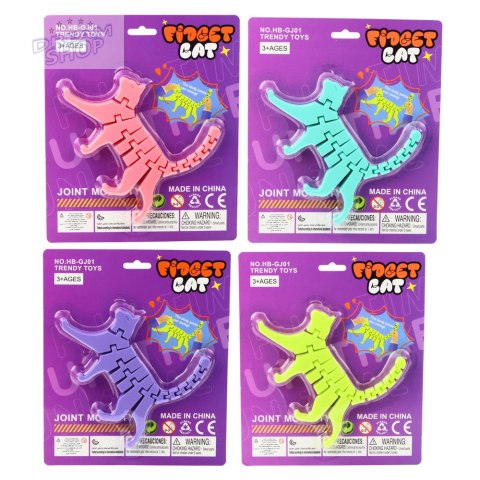 Kot Puzzle Fidget 3D Układanka Elastyczny Do Wyginania Mix Kot Puzzle Fidget 3D Układanka Elastyczny Do Wyginania Mix