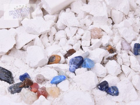 Mały archeolog wykopaliska kamienie szlachetne szukanie skarbów ZA5597