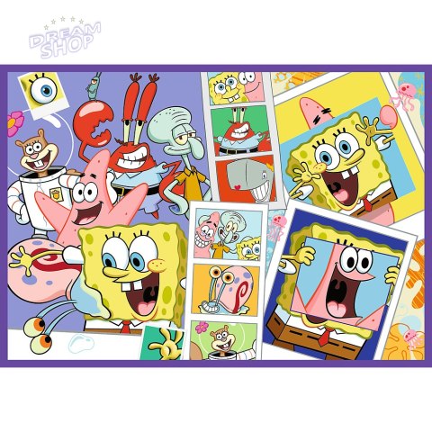 Puzzle - 4x250 - Szalony świat Sponge Boba Trefl 13342 Puzzle - 4x250 - Szalony świat Sponge Boba Trefl 13342