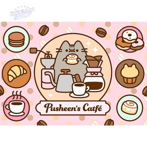 Puzzle - 500 - Pusheen w kawiarni Trefl 37528 Puzzle - 500 - Pusheen w kawiarni Trefl 37528