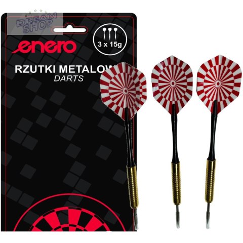 RZUTKI LOTKI METALOWE DART 18g KPL.3SZT ENERO