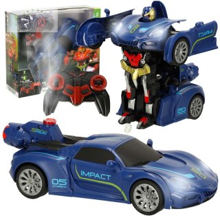 Transformer Revolt TRANSFORMING ROBOT RACER niebie