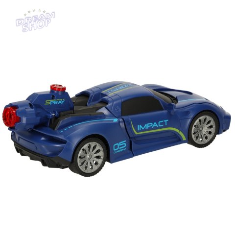 Transformer Revolt TRANSFORMING ROBOT RACER niebie