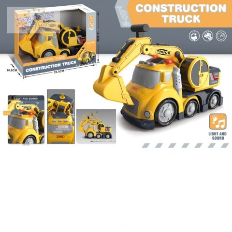 WOOPIE Koparka City Truck Efekty Dźwiękowe i Świetlne WOOPIE Koparka City Truck Efekty Dźwiękowe i Świetlne