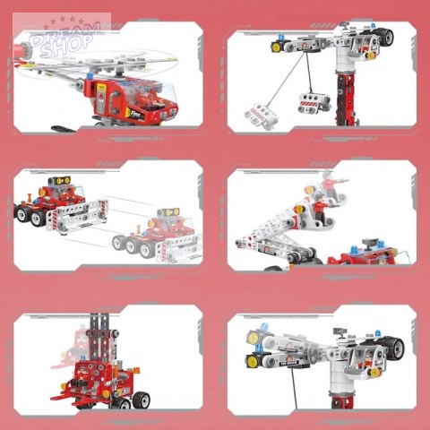 WOOPIE Zestaw Konstrukcyjny Creator City Fire Brigade WOOPIE Zestaw Konstrukcyjny Creator City Fire Brigade