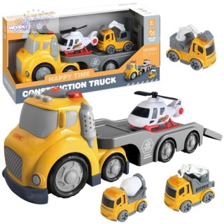 WOOPIE Żółta Laweta City Truck Efekty Dźwiękowe i Świetlne