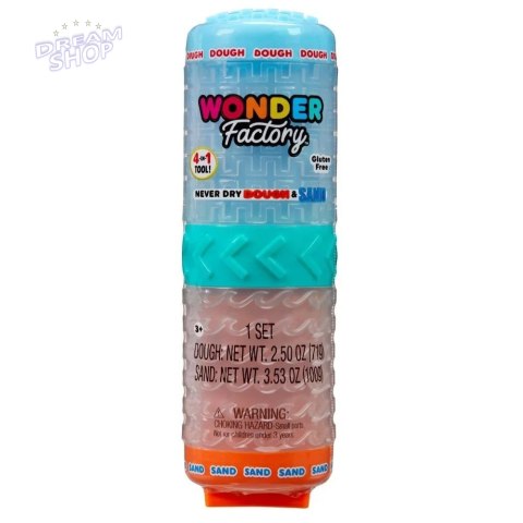 Wonder Factory Never Dry Dough&Sand Blue Orange Wonder Factory Never Dry Dough&Sand Blue Orange