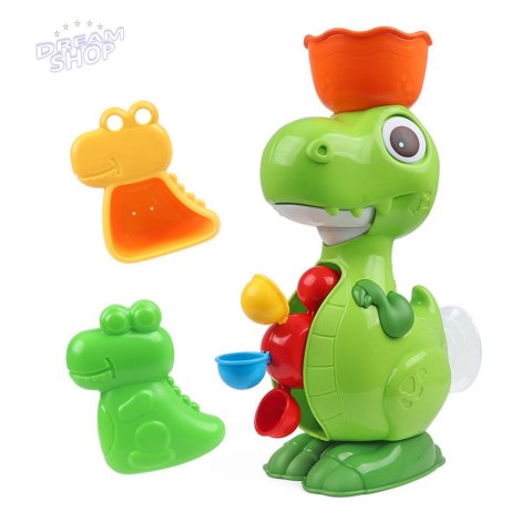 Zestaw Zabawek Do Kąpieli Dinozaur z Młynkiem Akcesoria 8el Zestaw Zabawek Do Kąpieli Dinozaur z Młynkiem Akcesoria 8el