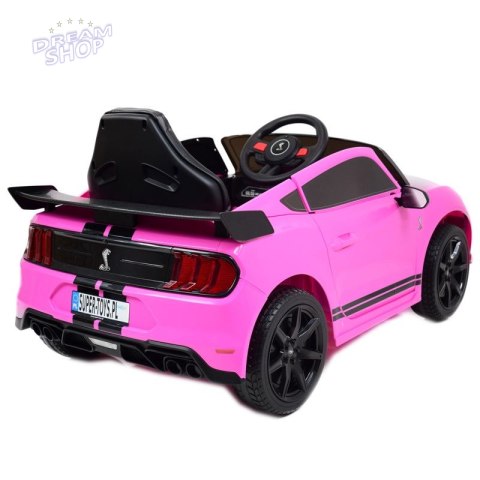 FORD MUSTANG SHELBY GT500 NA AKUMULATOR, MIĘKKIE KOŁA, MIĘKKIE SIEDZENIE/CH9969