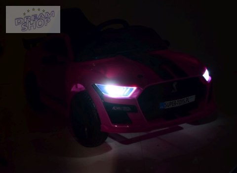 FORD MUSTANG SHELBY GT500 NA AKUMULATOR, MIĘKKIE KOŁA, MIĘKKIE SIEDZENIE/CH9969