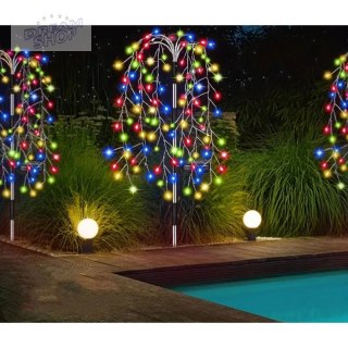 LAMPA SOLARNA DRZEWKO FAJERWERKI MULTICOLOR 72CM 120 LED