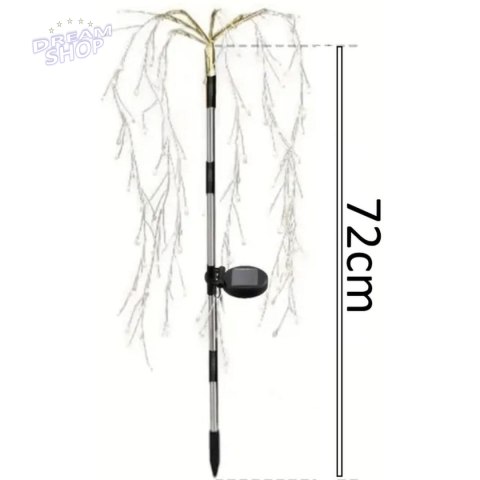 LAMPA SOLARNA DRZEWKO FAJERWERKI MULTICOLOR 72CM 120 LED