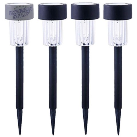 LAMPA SOLARNA PLASTIKOWA 4,5x31CM LED- KPL.4SZT