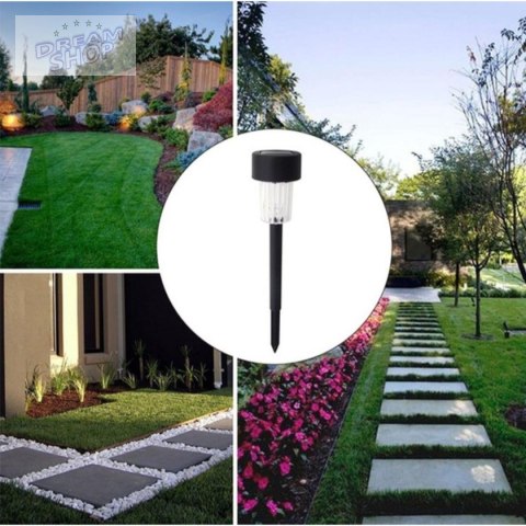 LAMPA SOLARNA PLASTIKOWA 4,5x31CM LED- KPL.4SZT