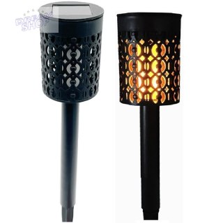 LAMPA SOLARNA POCHODNIA EFEKT OGIEŃ PŁOMIEŃ 5.5X36CM 6 LED