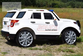 MEGA POLICJA Z MEGAFONEM I RADIEM, MIĘKKIE KOŁA/9935